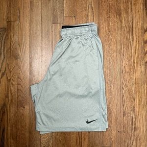 Light Gray Nike Basketball Shorts